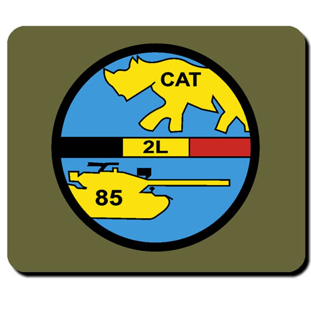2e Lancers CAT 85 Belgien Wappen Abzeichen Belgische Armee  Mauspad #16562