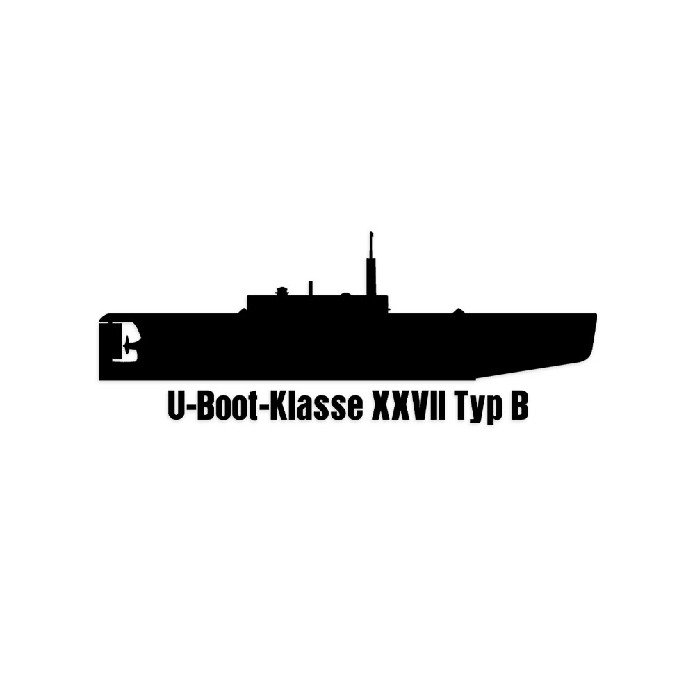 Wandtattoo U-Boot Klasse XXVII Typ B B5 Seehund Kleinst-U-Boot S-622 #A6225