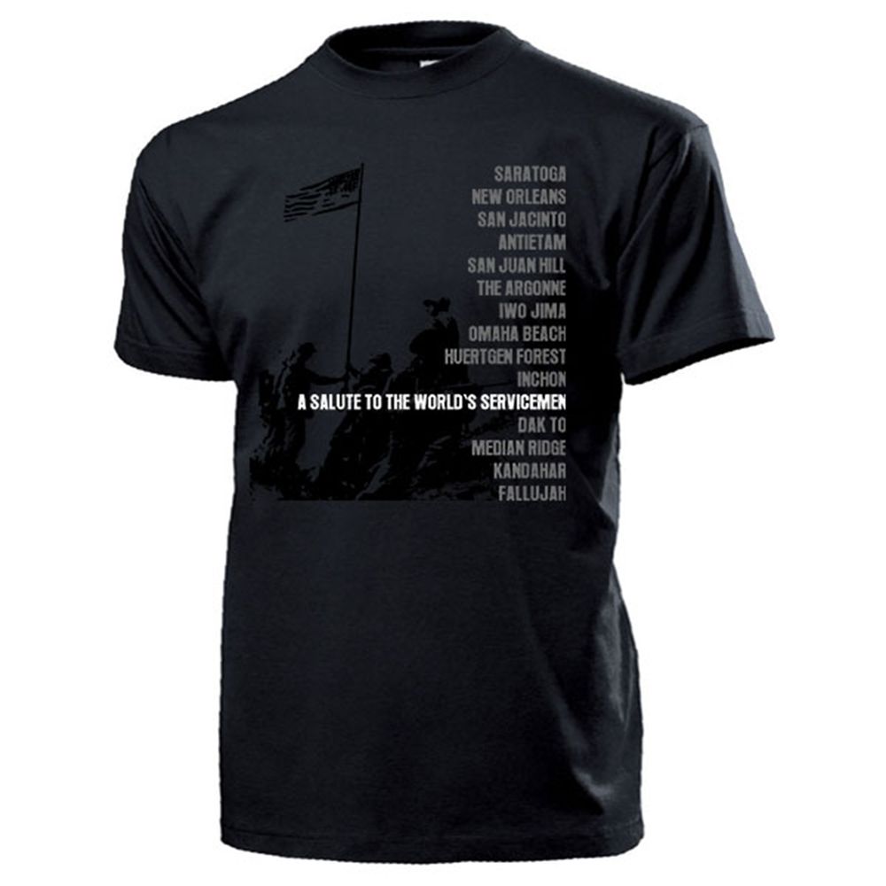 A salute to the world's servicemen US ARMY VET VETERAN GI - T Shirt #14372