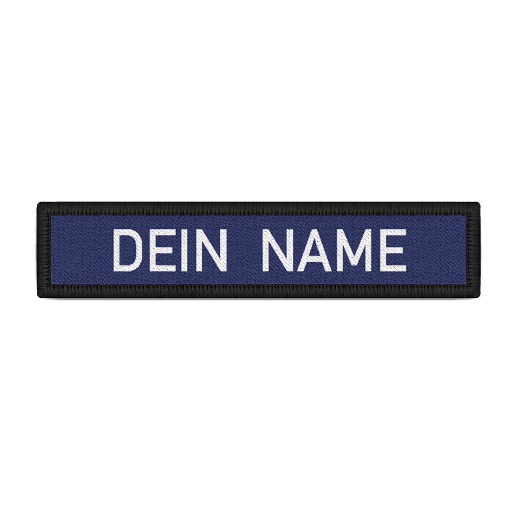 Namenschild Patch dunkel-blau Namen Uniform personalisiert Feuerwehr #24127