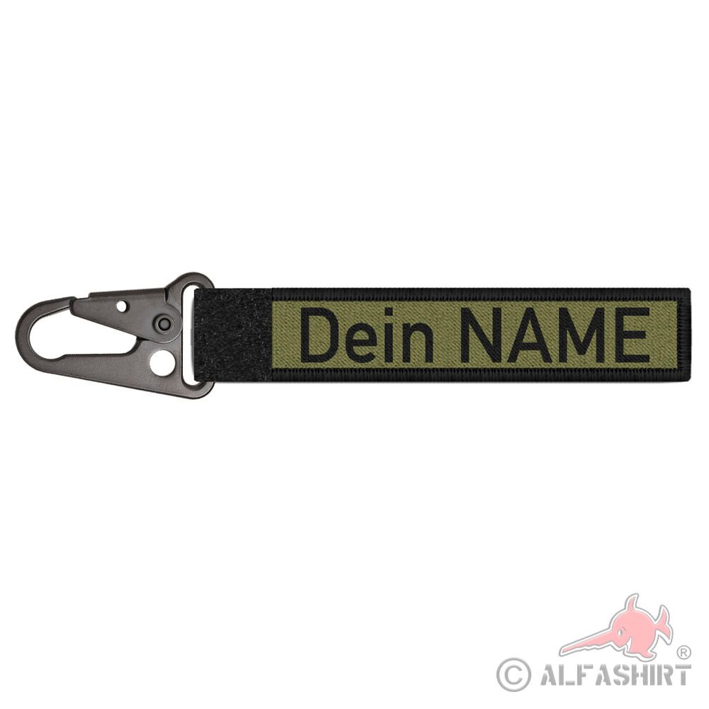 Tactical Key-holder personalisierbar Schlüsselanhänger Namen BW#37712