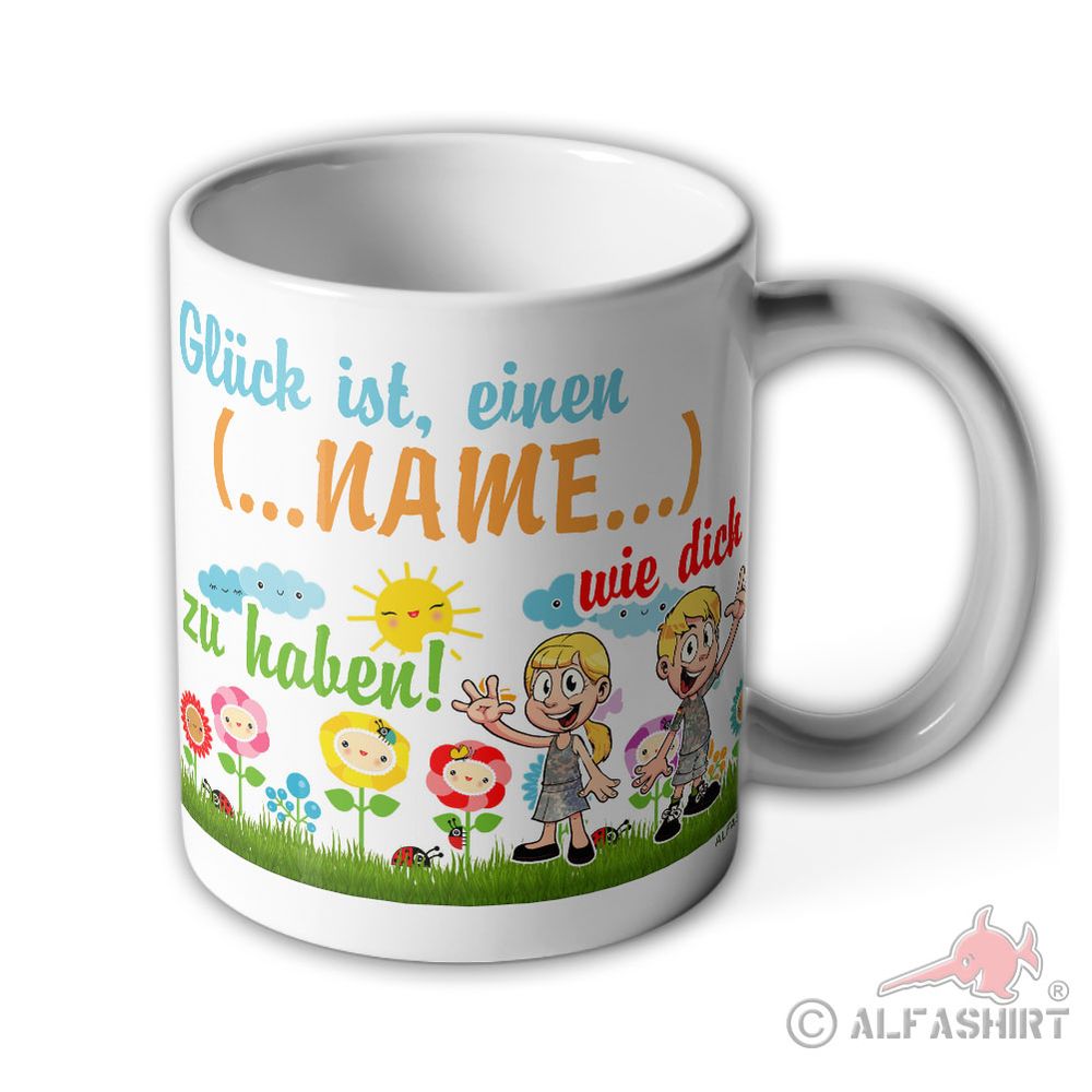 Glück Tasse Bundeswehr personalisiert BW Kamerad Kameradin Geschenk Humor #36704