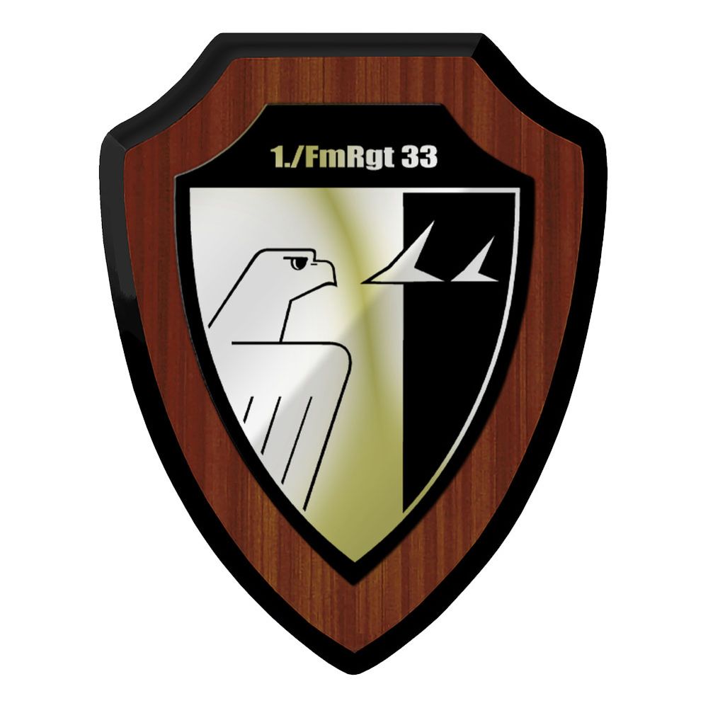 Coat of arms of the 1st Company, Signal Regiment 33, German Armed Forces #47257