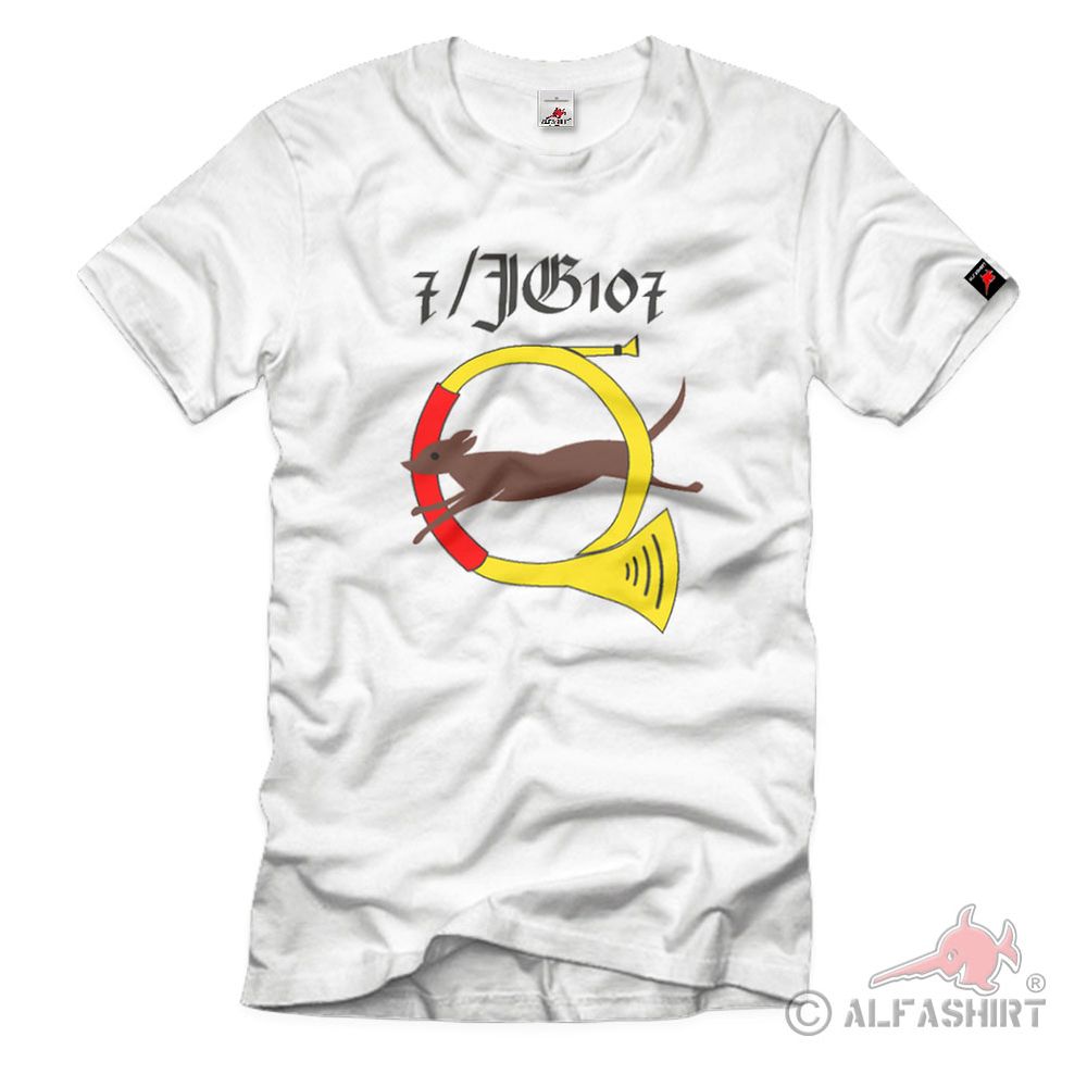 7JG 107 Jagdgeschwader WK Luftwaffe Coat of Arms Emblem Badge T Shirt #2485