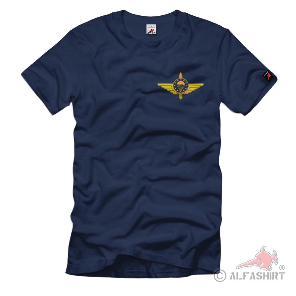 EMFV Gold Abzeichen Europäischer Militär Fallschirmsprungverband T Shirt#37815