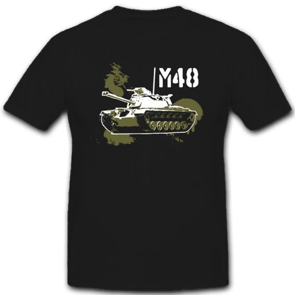 _M48-Bundeswehr Panzer US Army Amerika Patton Kampfpanzer - T Shirt #7852