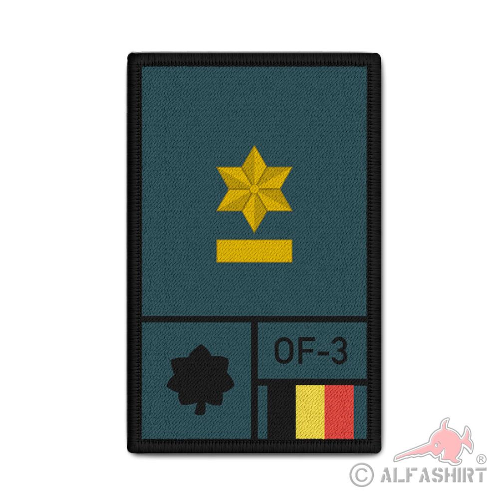 Rank Patch Major Majoor Armée belge Belgisch leger Armee #44239