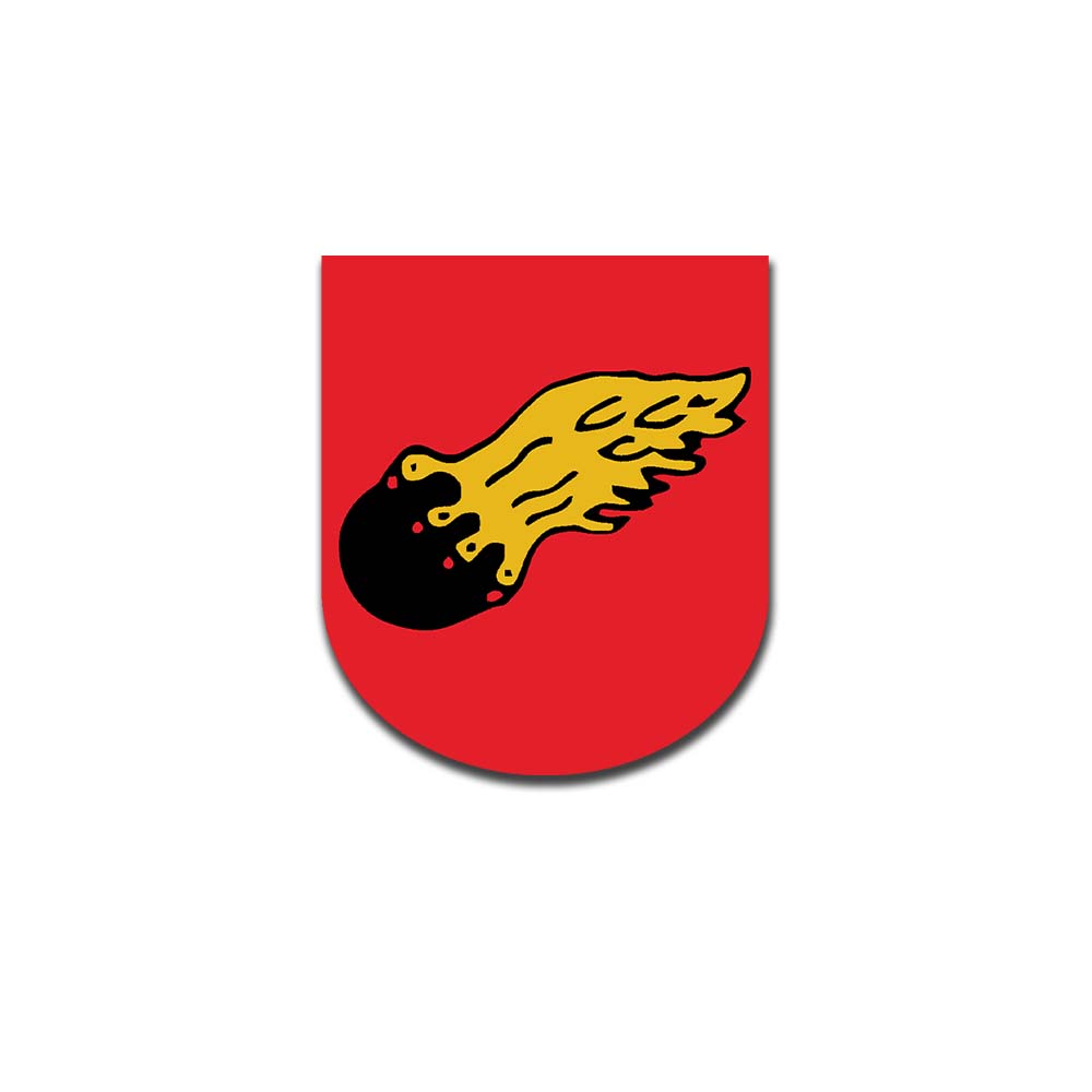 Panzerartilleriebataillon 35 sticker sticker PzArtBtl coat of arms 7x6cm # A5544