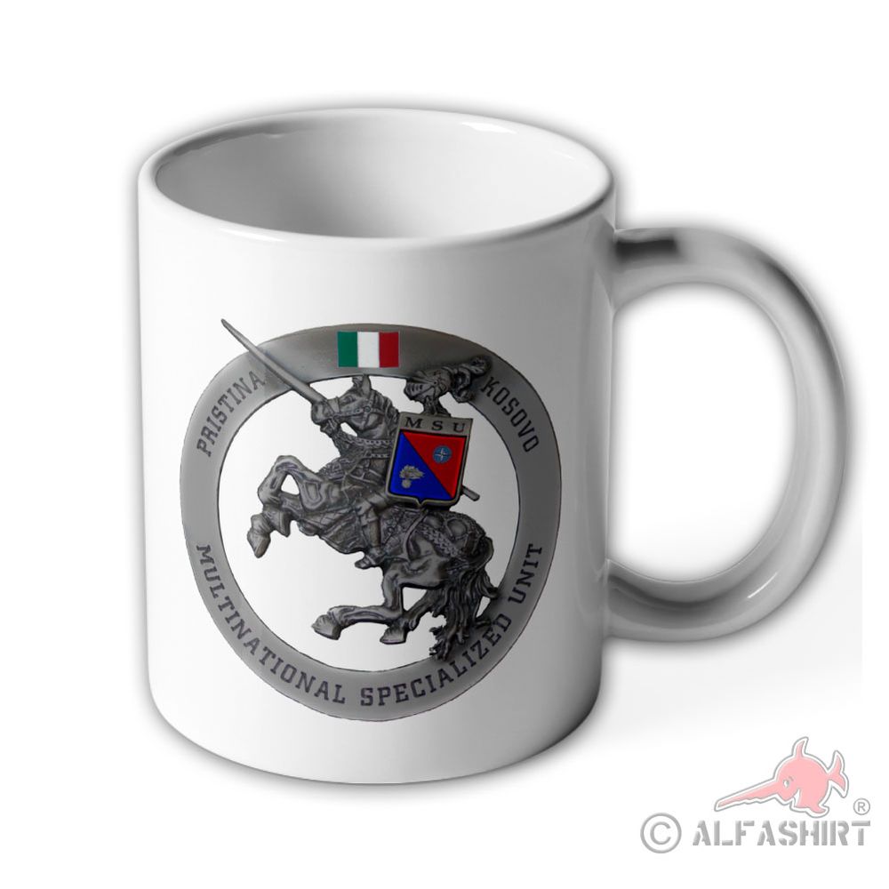 Tasse Multinational Specialized Unit Kosovo KFOR Pristina Nato Italien #39667
