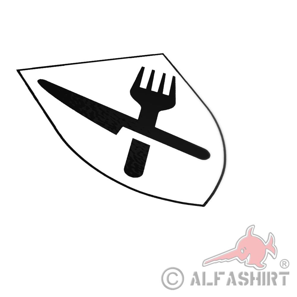 Crest knives and forks silverware kitchen goblins tableware outdoor 15 x 11.5 # A4886