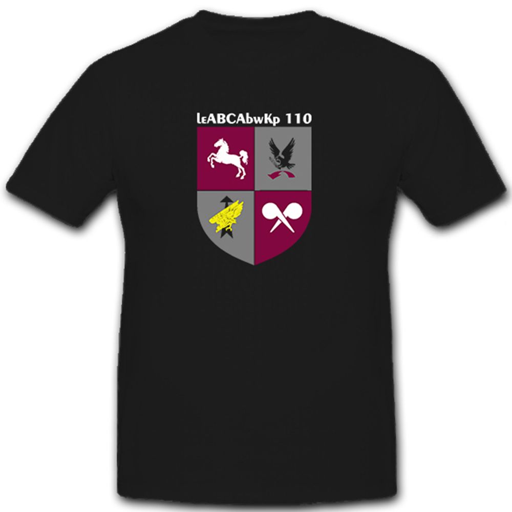 LeABCAbwKp 110 Bundeswehr Deutschland Militär Wappen Abzeichen- T Shirt #7887