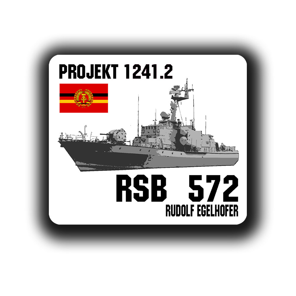 Aufkleber 7x6cm RSB Raketenschnellboot Brigarde 572 Rudolf Egelhofer #A6505