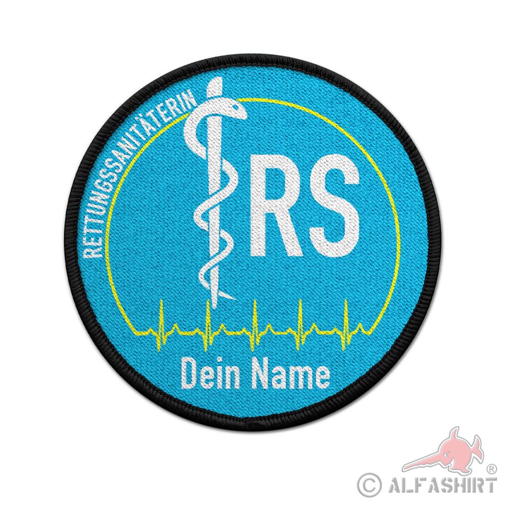 Patch RSin Personalized Paramedic Badge Medical Your Name#S38936
