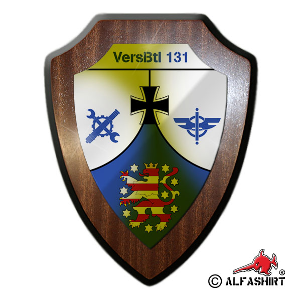 Wappenschild VersBtl 131 Supply Battalion Bad Frankenhausen BW # 17493