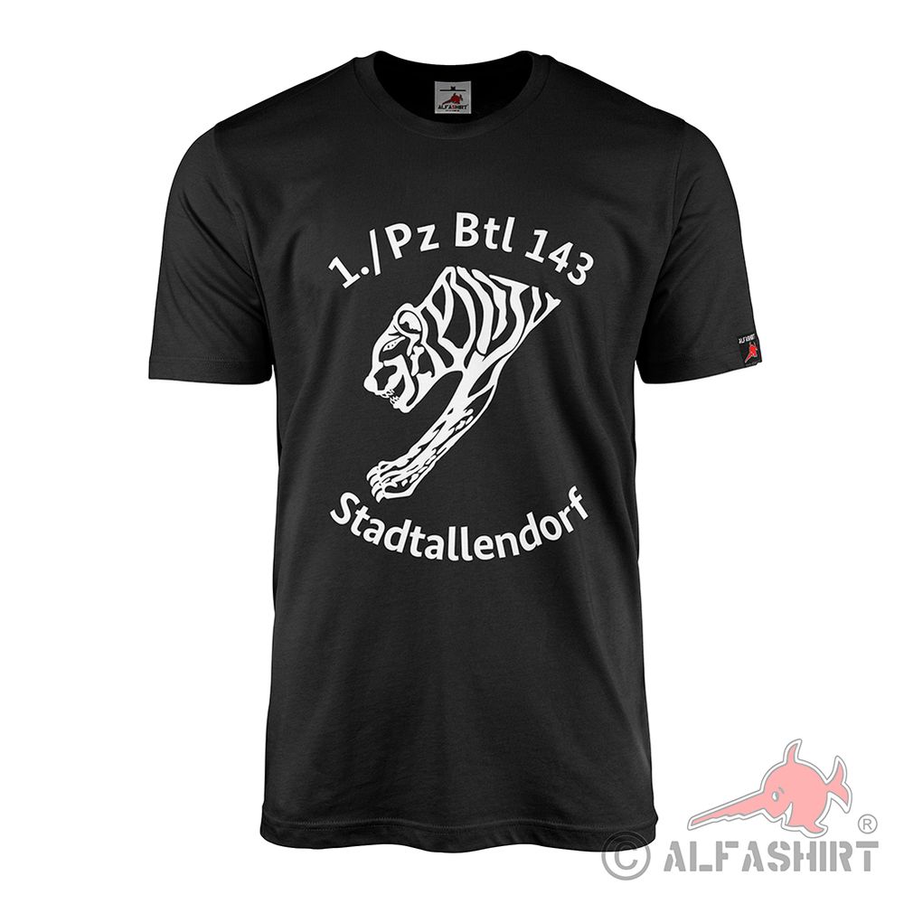 1 PzBtl 143 Stadtallendorf Tank Battalion Company Leopard Leo2A4 T-Shirt#41078