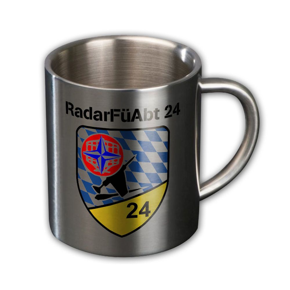 Metallbecher Radarführungsabteilung RadarFüAbt 24 Freising Bundeswehr #46278