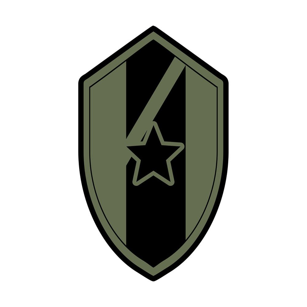 Gewebter Patch Star 5 Stück #K03790