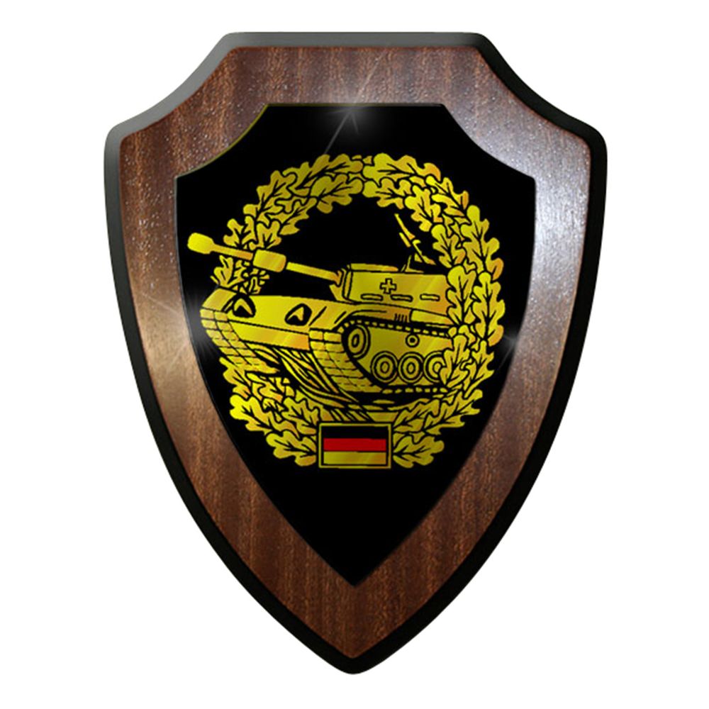 Coat of Arms / Wall Shield - Tank Troops Tank Bundeswehr Bw Beret #6905