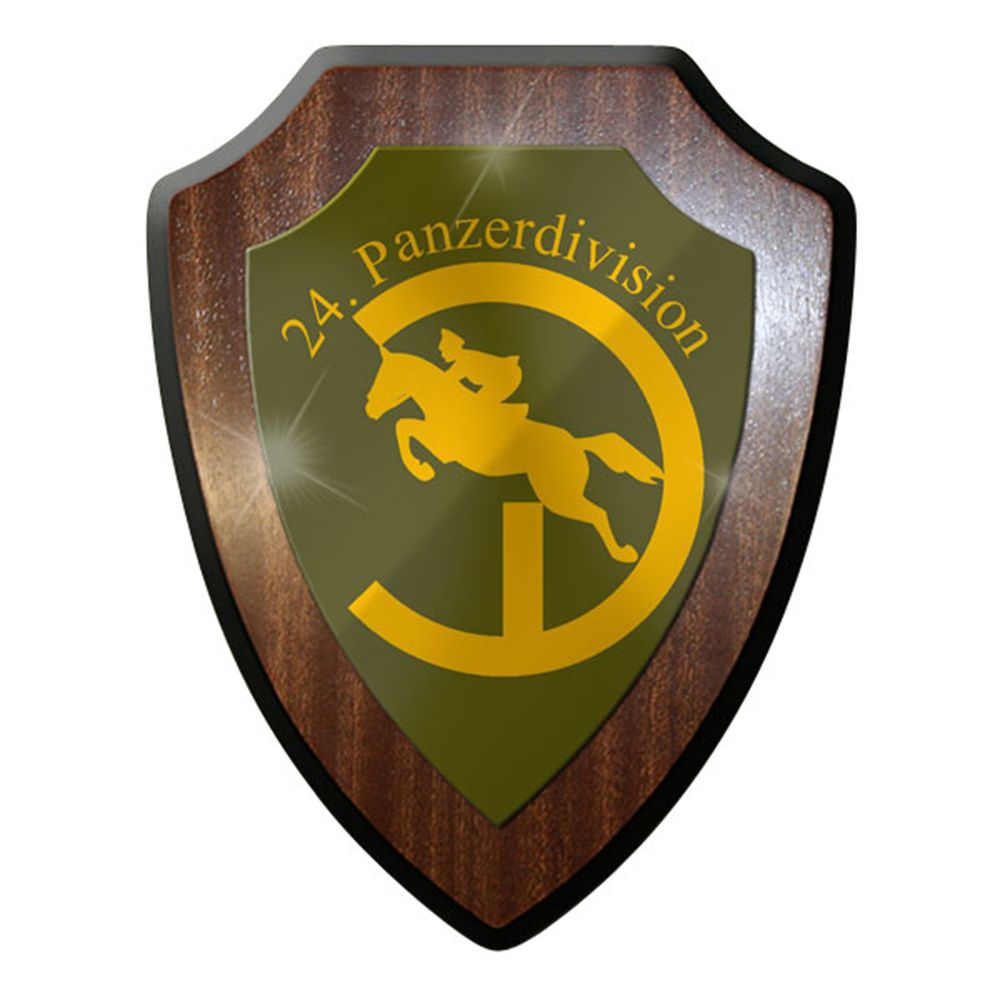 Wappenschild / Wandschild - 24. PzDiv 24. Panzerdivision Heer Reiter #8831