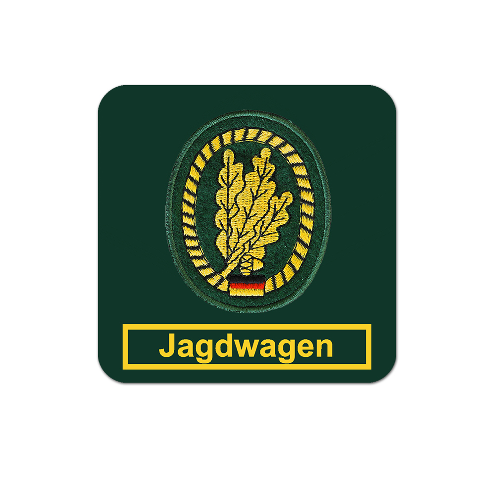 Barret Badge Jäger Bundeswehr BW Infantry Sticker from 6 cm #A6076