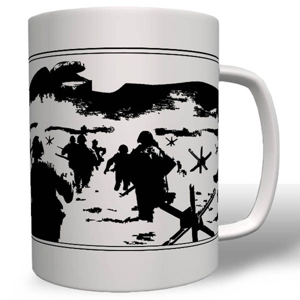 D-Day Normandy Beach After War - Tasse Becher Kaffee #2505