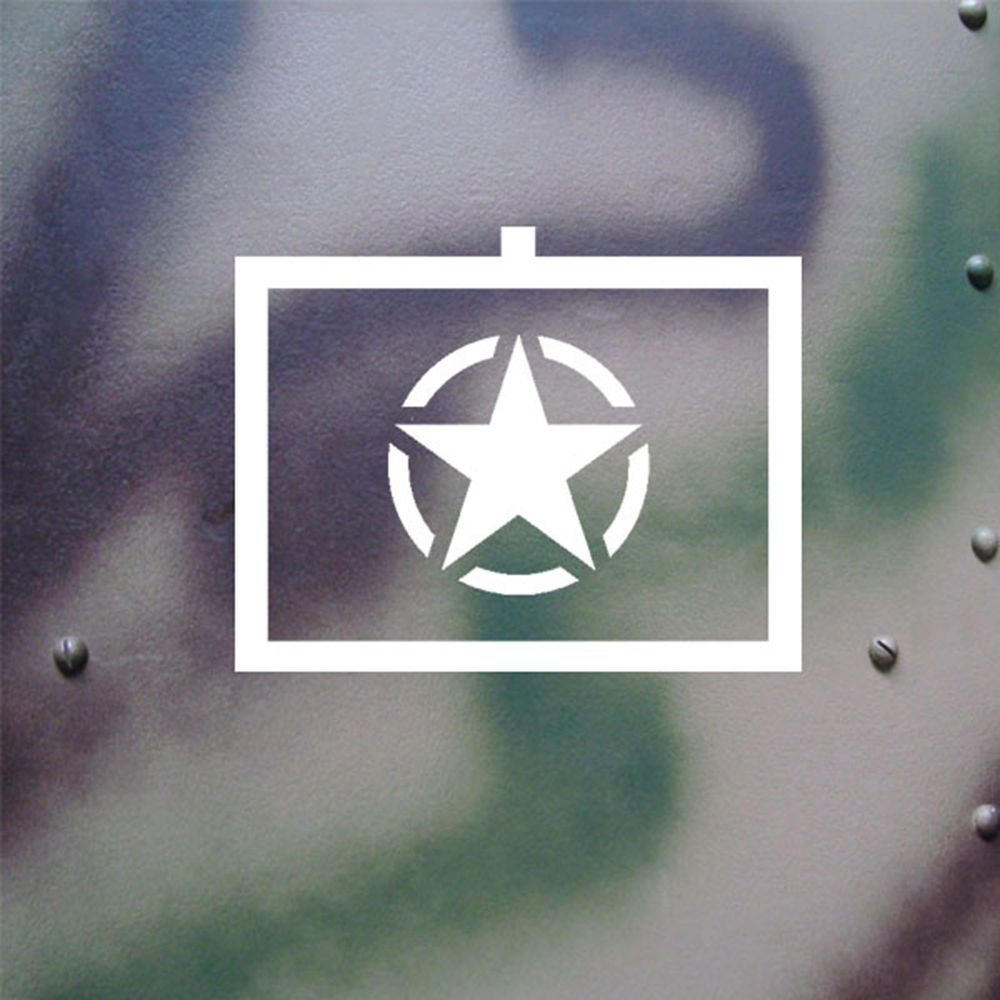 Aufkleber/Sticker US Army Taktisches Zeichen Allied Star 18x14cm #A129