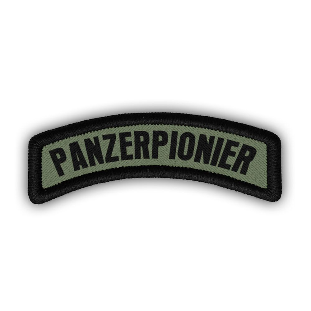 Panzerpionier Patch Bogen PzPi Bundeswehr BW Schriftzug#46609