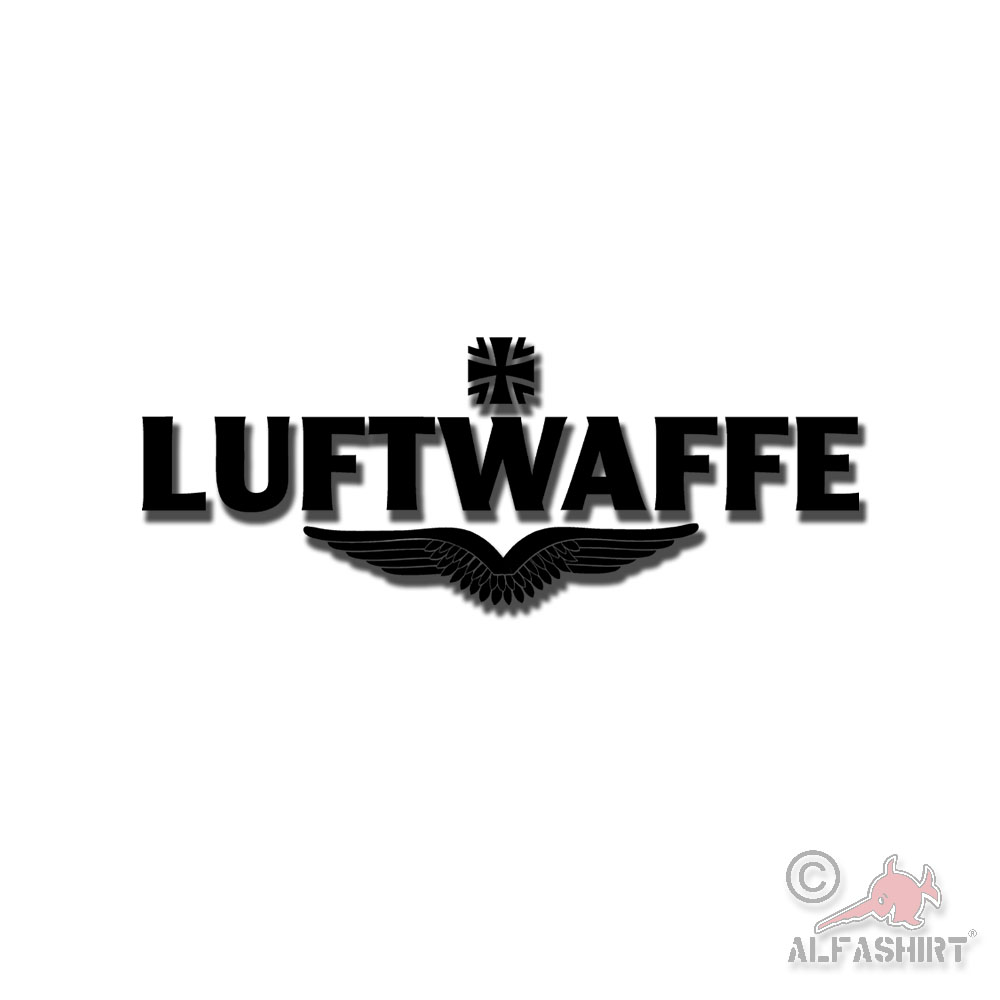 Wandtattoo 120x45cm Luftwaffe Schwinge Bundeswehr BW Pilot #A6529