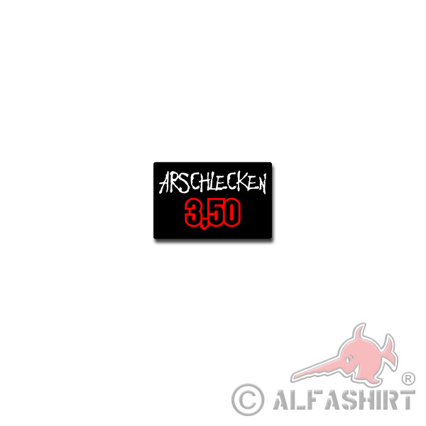 Ass Licking 3.50 stickers sticker demo protest shit no matter 11x7cm # A3918