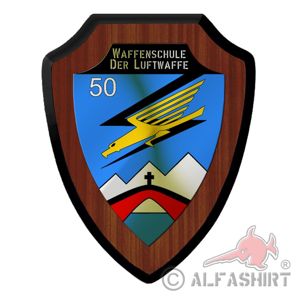 Wappenschild Waffenschule Luftwaffe Waslw 50 Bundeswehr Militär Wappen #41232