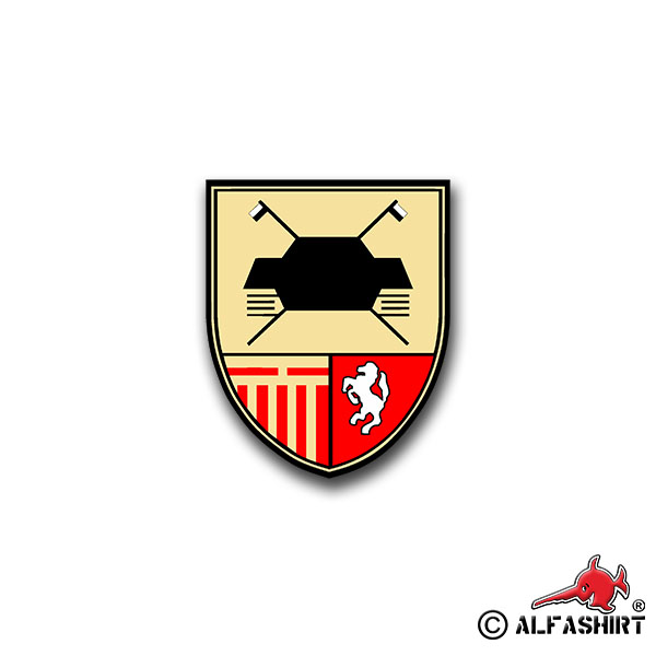 Sticker PzAufklBl 7 Tank Reconnaissance Battalion Crest 5x7cm A829