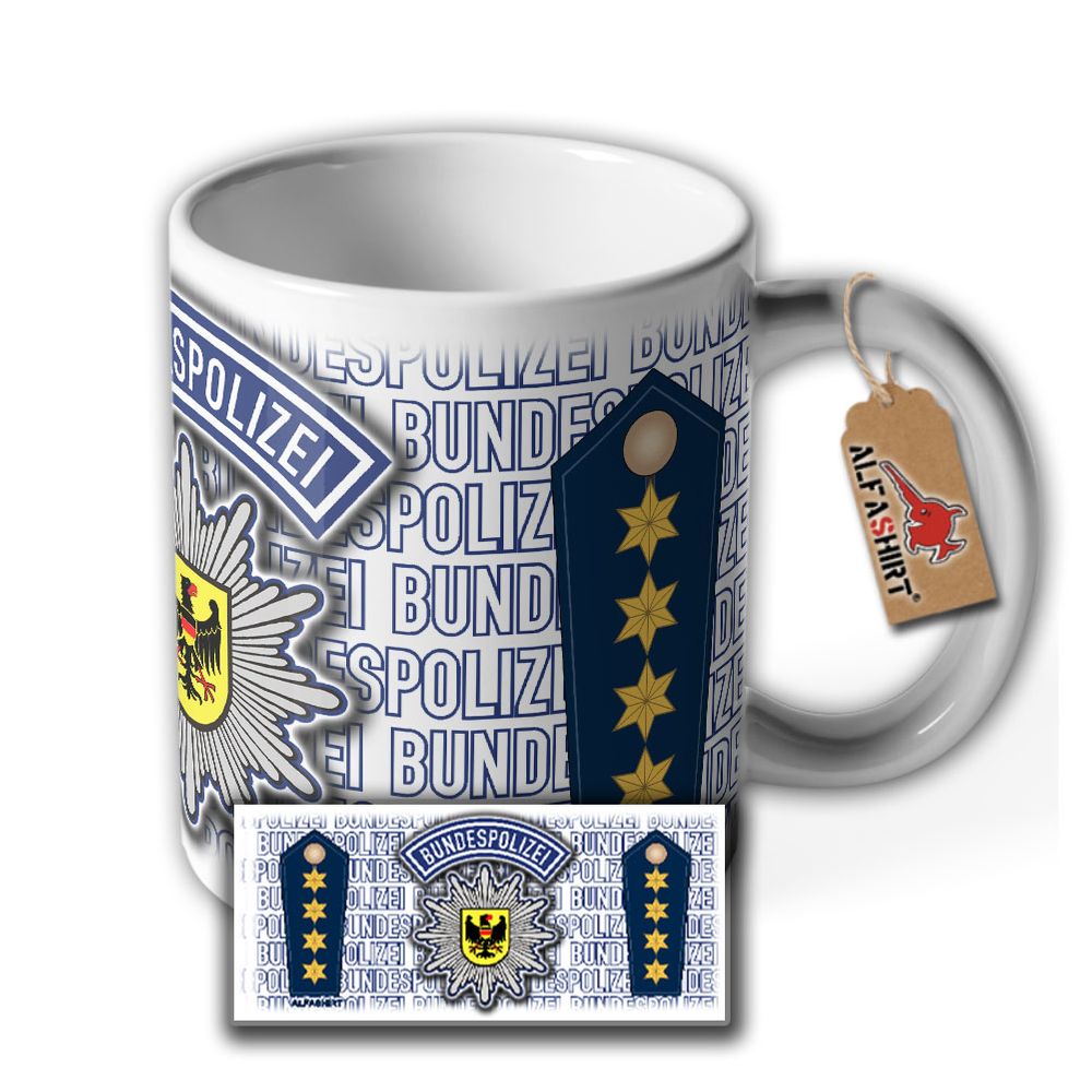 Federal Police Chief Police Director BPOL LtdPD Director Coat of Arms Cup # 29150