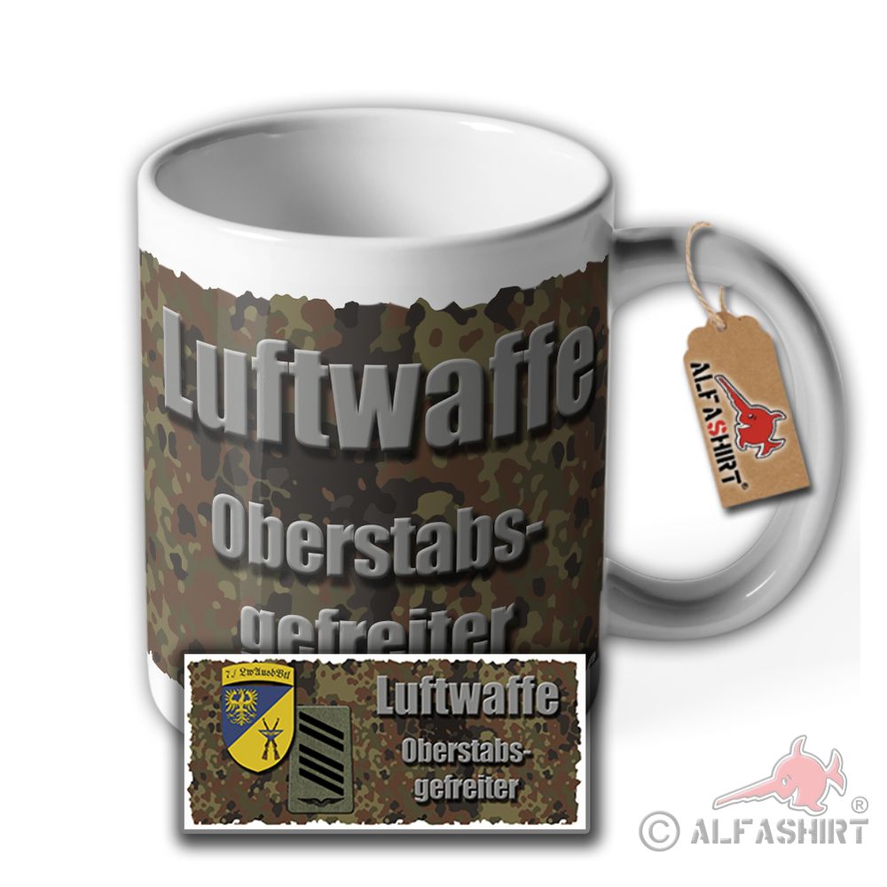 7 LwAusbBtl Luftwaffe Bundeswehr Roth Becher Dienstgrad Tasse #38505