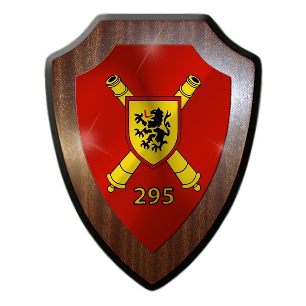 Wappenschild Wandschild Art Btl 295 Artillerie Kampfunterstützung Truppe #35119
