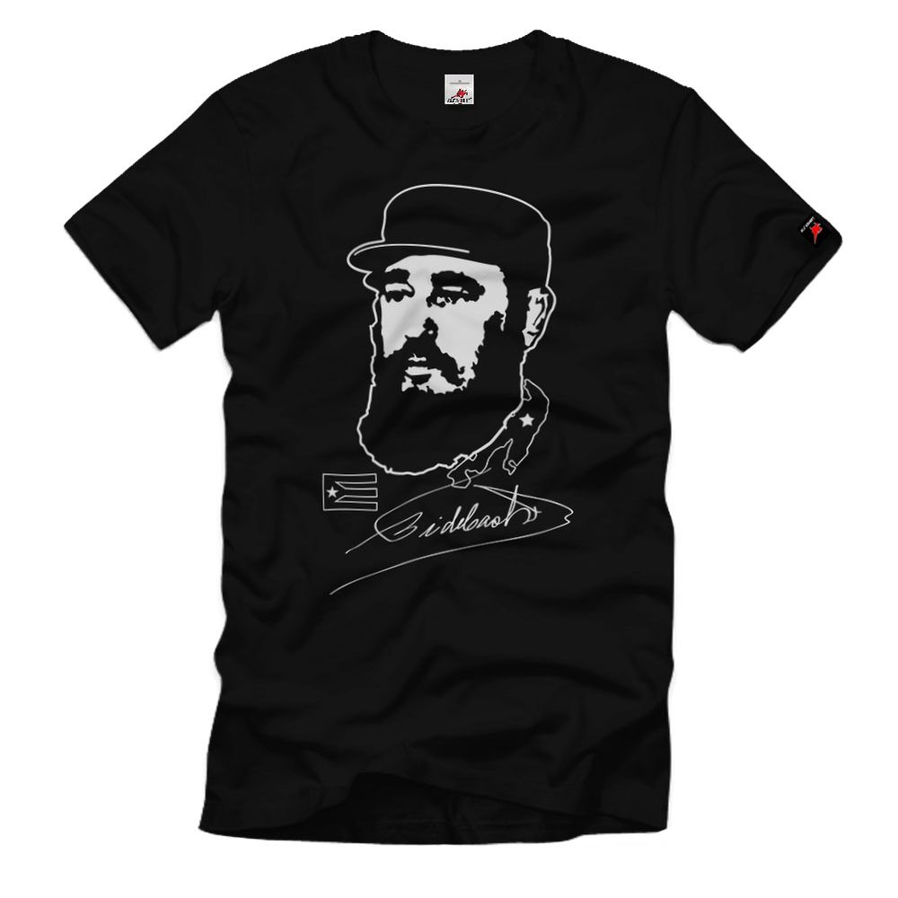 Kuba Fidel Castro Unterschrift Havanna Revolutions Führer T-Shirt Hemd #33284