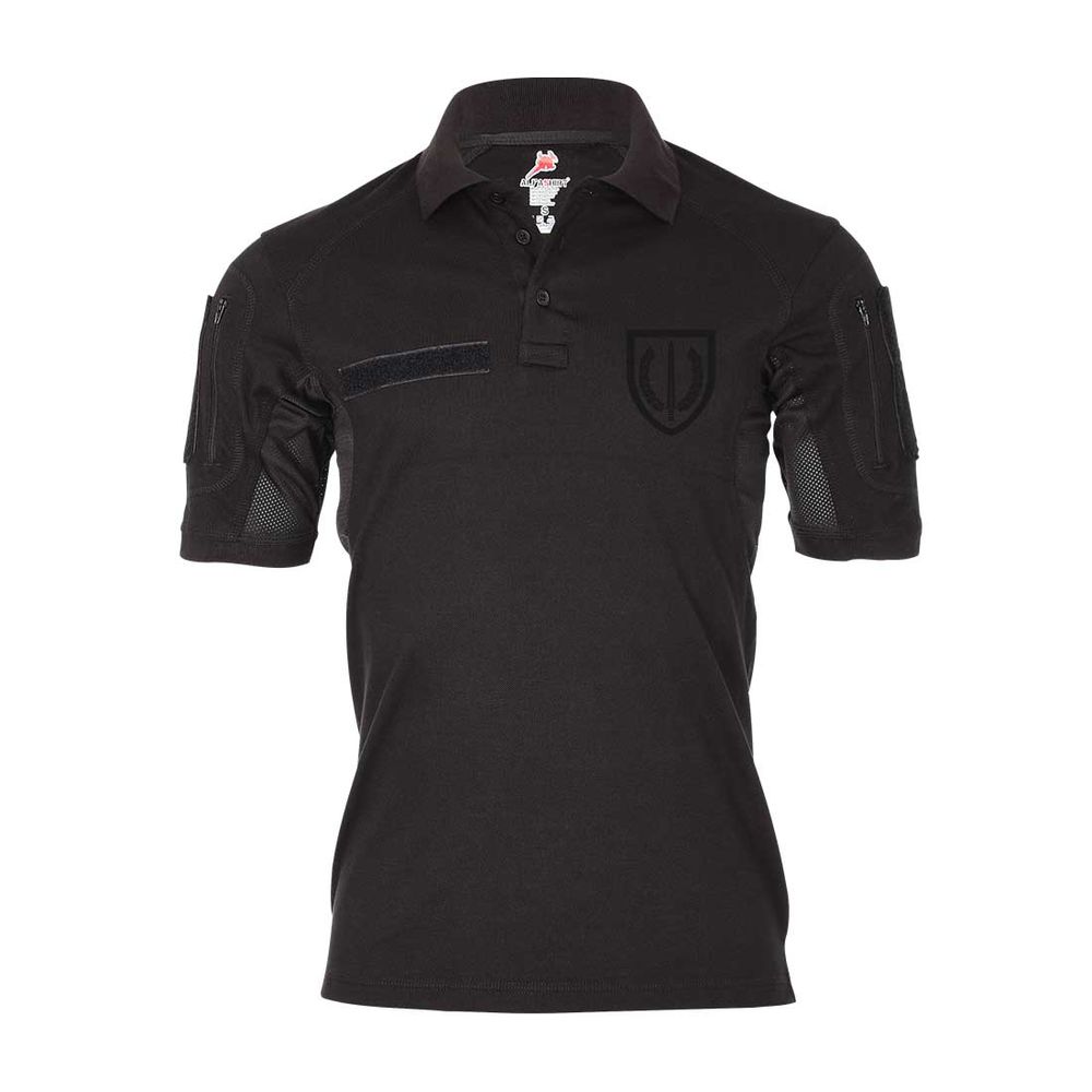 Tactical Polo GESTICKT KSK Operator Polo Black in Black_ Kommando Spezialkräfte Bundeswehr Calw Elite Einheit Operator #47073