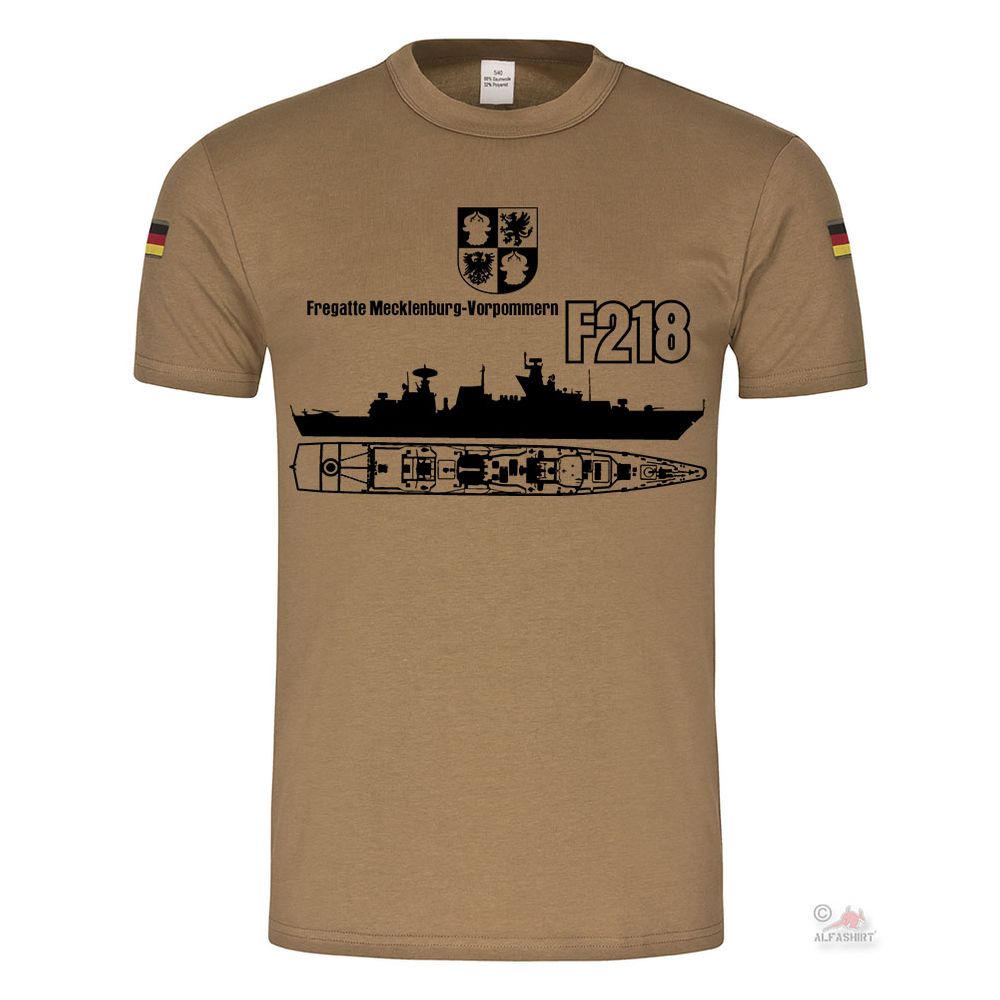 BW Tropen Mecklenburg-Vorpommern F218 DRAK Bundesmarine Tropenshirt #18618