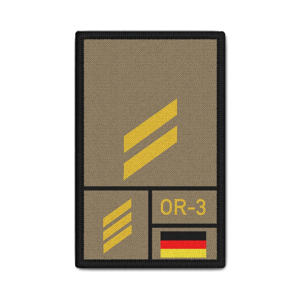 Rank Patch Bundeswehr Army Air Force  Sand