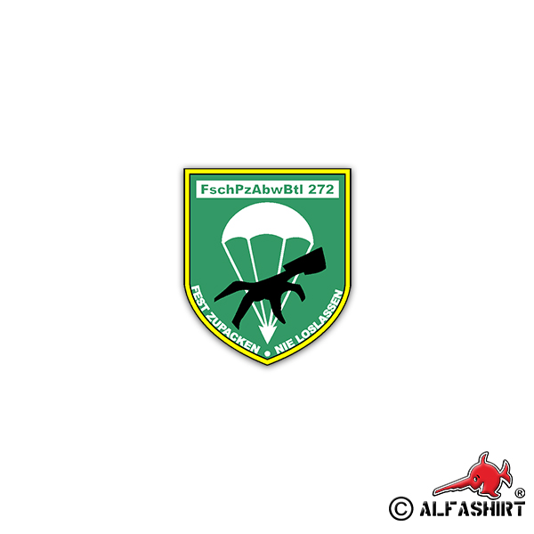 Sticker FschPzAbwBtl 272 parachute defense battalion 6x7cm A2684