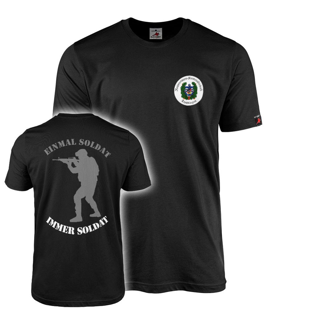 T-Shirt RK Trossingen Einmal Soldat immer Soldat Veteran Reservist Eid#46844