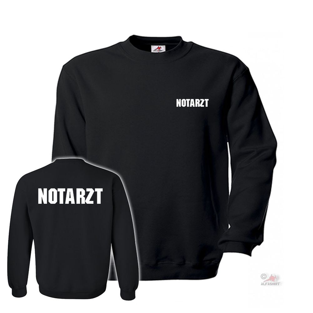 Notarzt EKG Einsatz Lebensretter Dienst Sani Rettung Pullover #26612