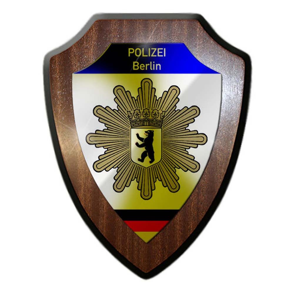 Wappenschild Polizei Berlin Wappen Abzeichen Hauptstadt Dienstzeit Büro #23079