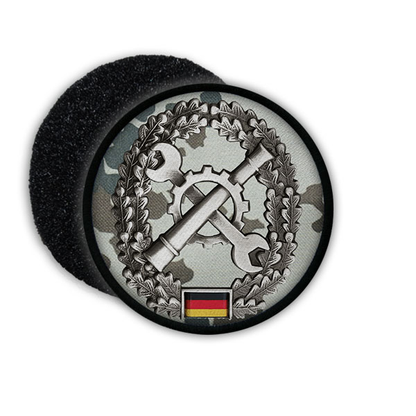 Patch BW Instandsetzung Inst Barett Abzeichen Einheit Aufnäher Tarnung #20880