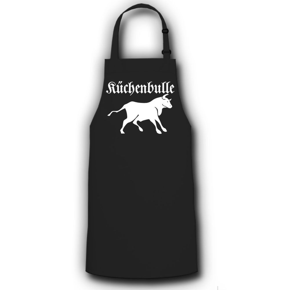 Schürze Küchenbulle Küche Grill Koch Party Grillen Smoker #2732