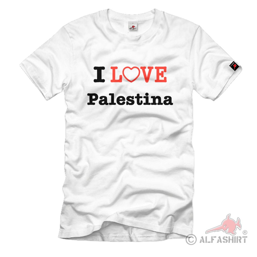 I love Palestina Gaza Streifen Kult T Shirt  #799