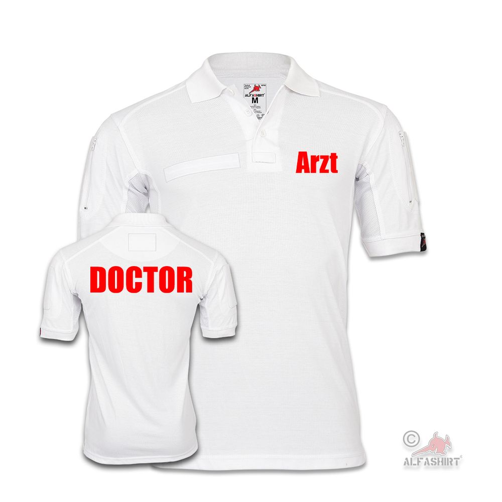Tactical Polo Doctor Arzt Notarzt Krankenhaus Bekleidung Hemd KRKW #37505