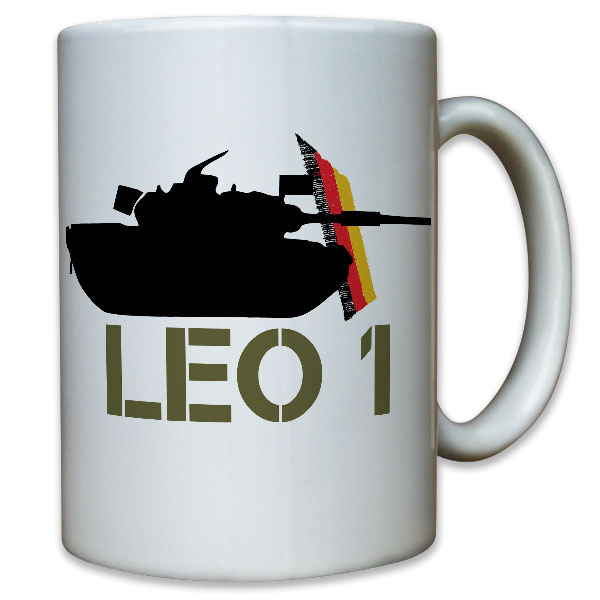 Leo 1 Leopard Panzer Panzertruppe deutscher Kampfpanzer Bund Bw - Tasse #10129