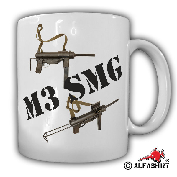 Tasse M3 Maschinenpistole Rückstoßladende Vereinigte Staaten Us Army Deko #16065