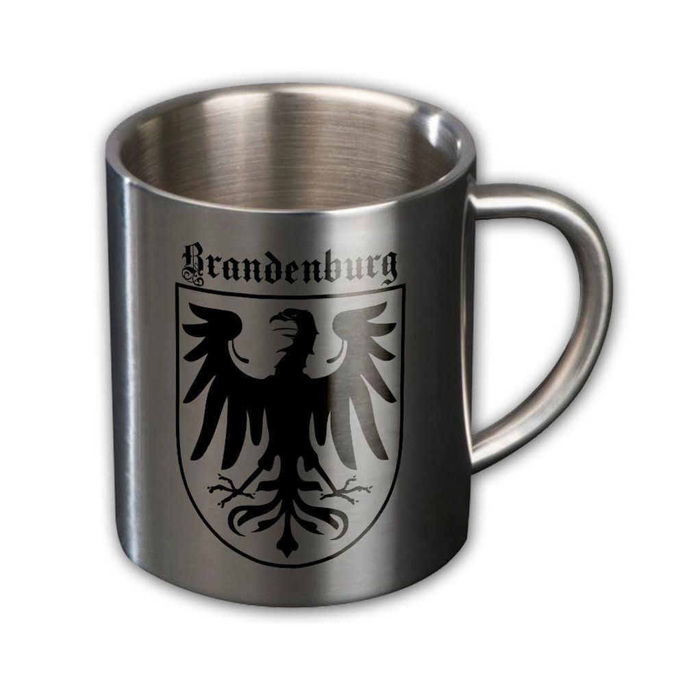 Metallbecher Wappen Brandenburg Brandenburgische Adler Märkischer Roter #31971