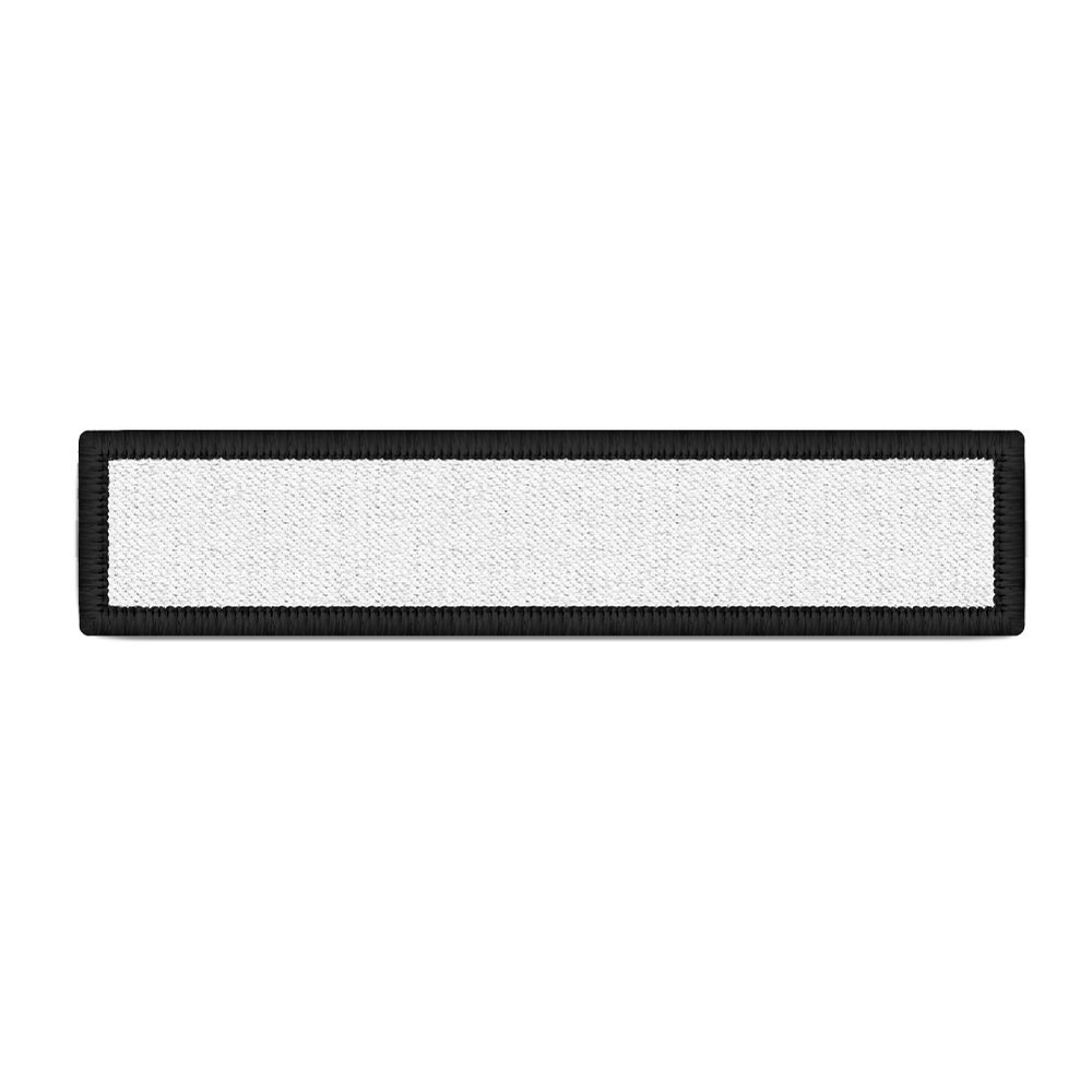 Namensschild Patch blanko  Flausch Namen Streifen Brust Sublimation #22569